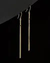 Italian Gold Tassel Dangle Earrings