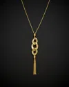 Italian Gold Tassel Necklace