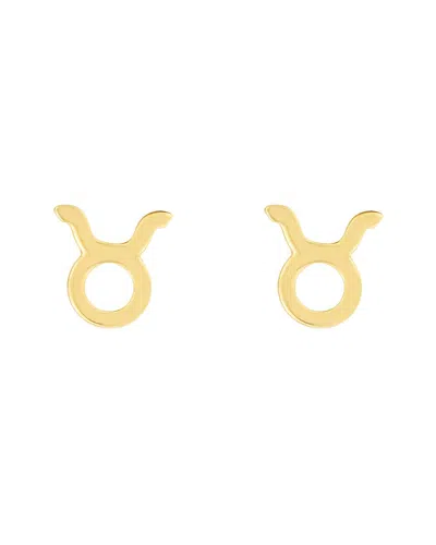 Italian Gold 14k  Taurus Earrings