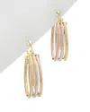 Italian Gold Tri-color Hoops
