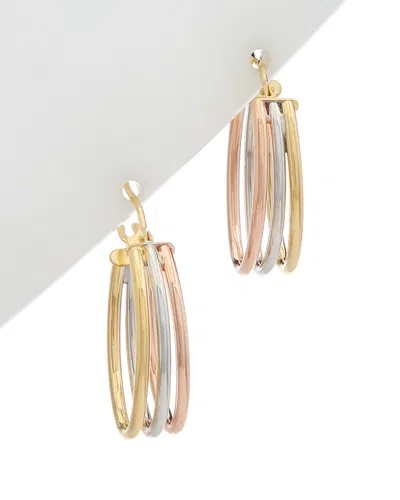 Italian Gold Tri-color Hoops