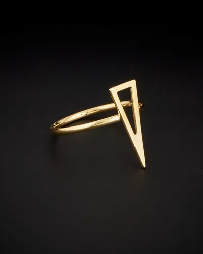 Italian Gold Triangle Ring