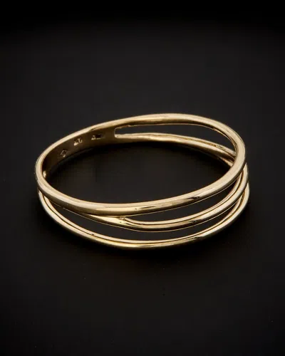 Italian Gold Triple Band Ring In Gold
