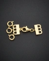 Italian Gold 14k  Triple Layering Clasp