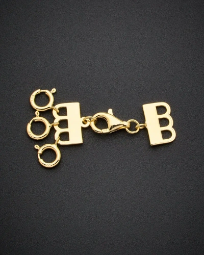 Italian Gold 14k  Triple Layering Clasp