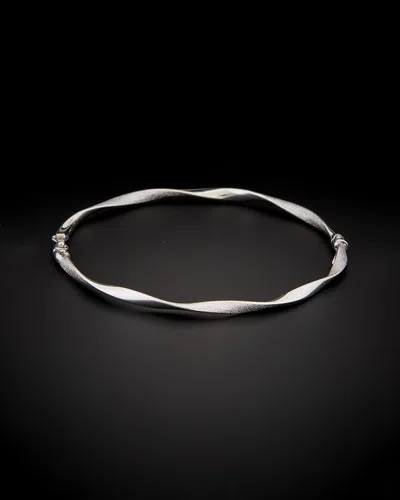 Italian Gold Twist Bangle Bracelet