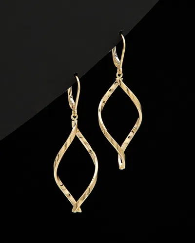 Italian Gold Twist Earrings