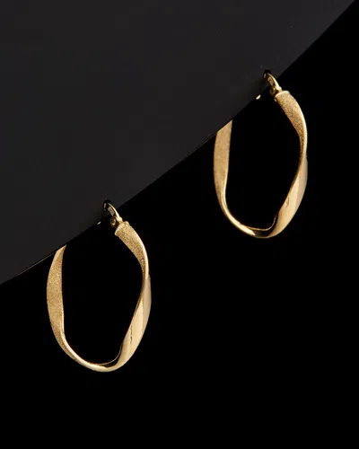 Italian Gold Twist Hoops