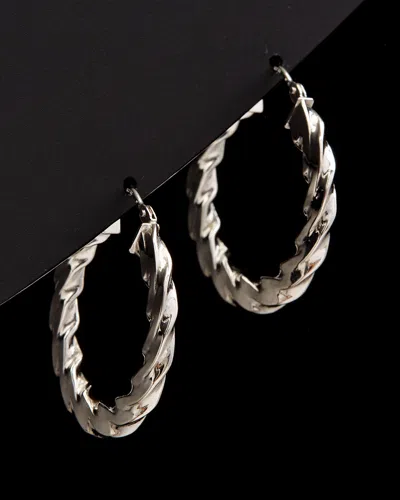 Italian Gold Twist Hoops