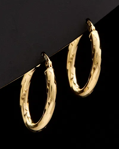 Italian Gold Twist Hoops