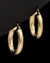 Italian Gold Twist Hoops