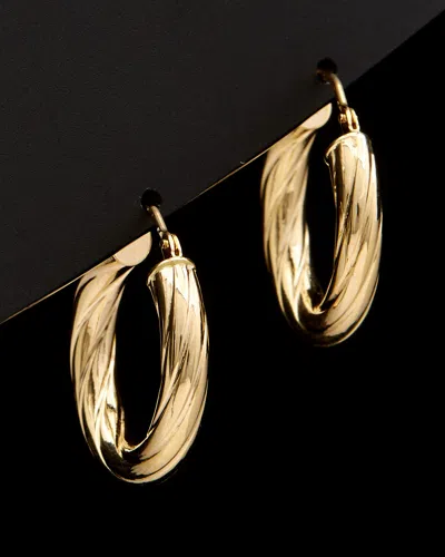 Italian Gold Twist Hoops