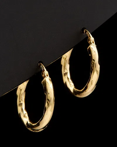 Italian Gold Twist Hoops