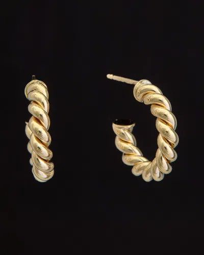 Italian Gold Twist Hoops