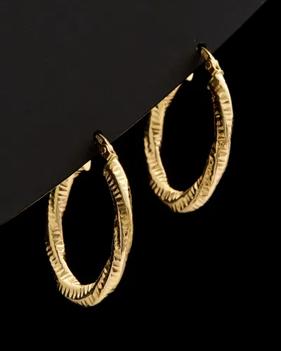 Italian Gold Twist Hoops