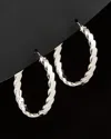 Italian Gold 14k  Twist Hoops
