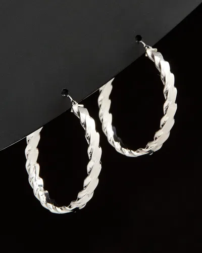 Italian Gold 14k  Twist Hoops