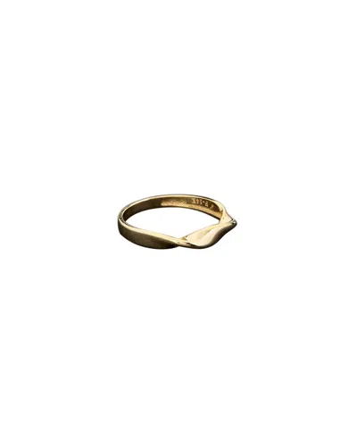Italian Gold Twisted Band Ring