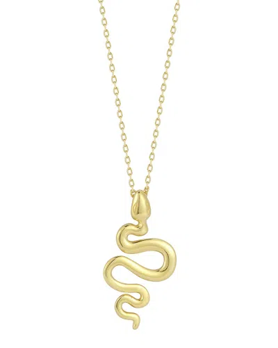 Italian Gold Twisted Snake Necklace