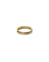 Italian Gold Twisted Triple Ring