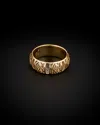 Italian Gold Two-tone Filigree Ring