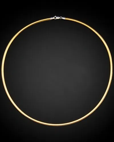 Italian Gold Two-tone Reversible Necklace