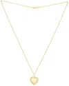 Italian Gold 14k  Vintage Heart Necklace