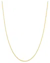 Italian Gold Wheat Chain Necklace