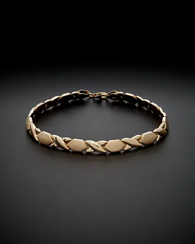 Italian Gold Xo Bracelet