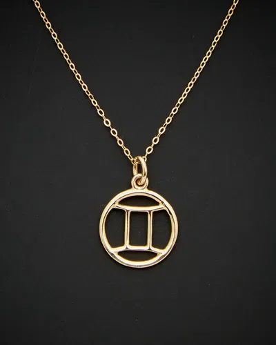 Italian Gold 14k  Zodiac Necklace
