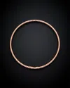 Italian Gold 14k Italian Rose Gold Bangle Bracelet