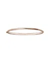 Italian Gold 14k Italian Rose Gold Bangle Bracelet