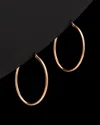 Italian Gold 14k Italian Rose Gold Hoops