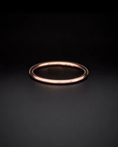Italian Gold 14k Italian Rose Gold Ring