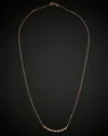 Italian Gold 14k Italian Rose Gold Twist Adjustable Necklace