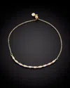 Italian Gold 14k Italian Tri-tone Gold Bolo Bracelet