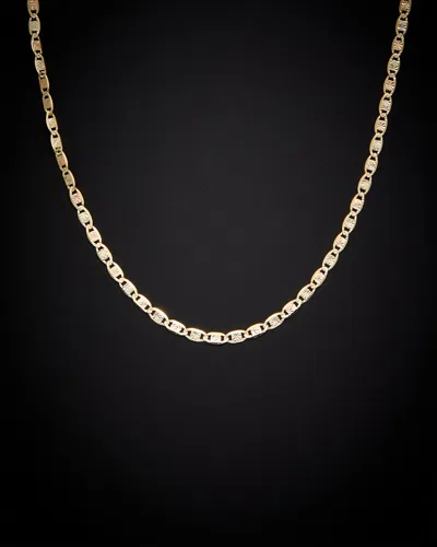 Italian Gold 14k Italian Tri-tone Gold Star Necklace