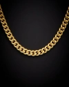 Italian Gold 14k Italian Two-tone Gold Curb Chain Necklace