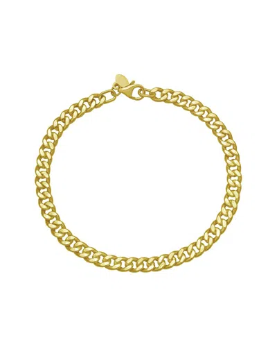 Italian Gold 14k Link Bracelet In Blue