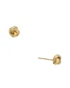 Italian Gold 14k Love Knot Stud Earrings In Gold