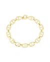 Italian Gold 14k Mariner Chain Bracelet In Gold