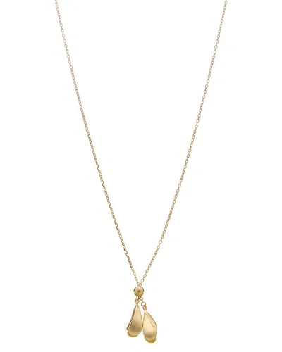 Italian Gold 14k Necklace In Brown