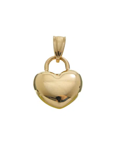 Italian Gold 14k Puffed Heart Pendant