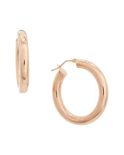 Italian Gold 14k Rose Gold Earrings