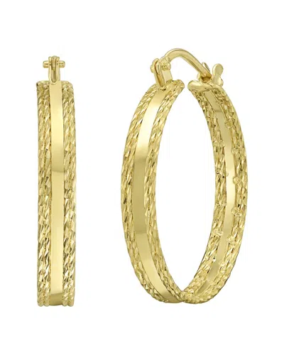 Italian Gold 14k Spring Hoop Earrings