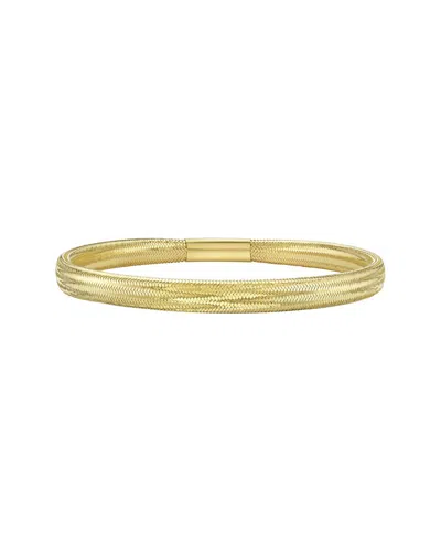 Italian Gold 14k Stretchable Bangle