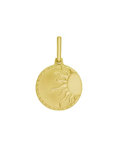 Italian Gold 14k Sun Charm