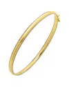 Italian Gold 14k Two-tone  Bangle Bracelet