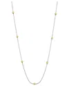Italian Gold 14k Two-tone Italian White Gold Snake Link Chain Necklace
