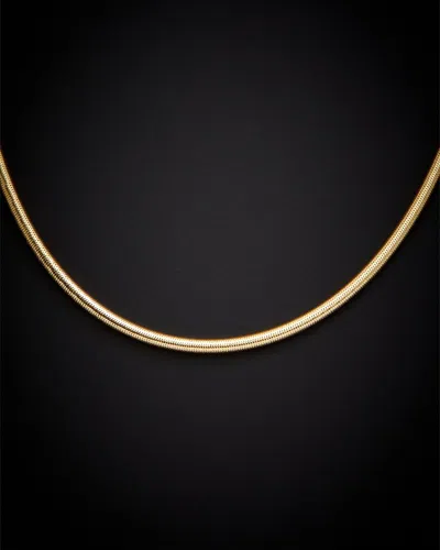 Italian Gold 18k  3.2mm Round Mesh Necklace